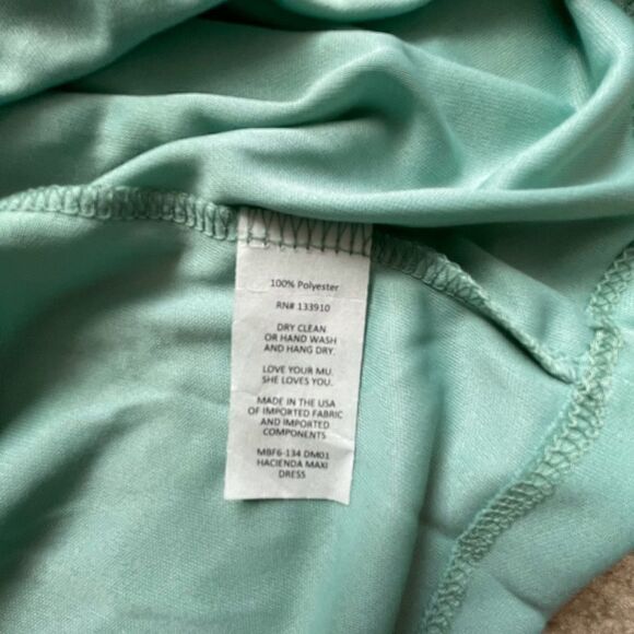 SMYM Hacienda maxi dress Dusty Mint - Picture 4 of 5